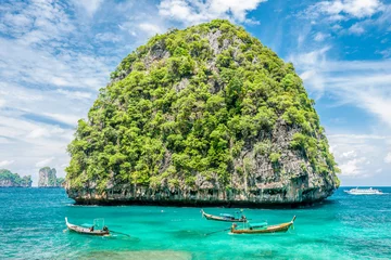 Papier Peint photo autocollant Île Belle île inhabitée en Thaïlande