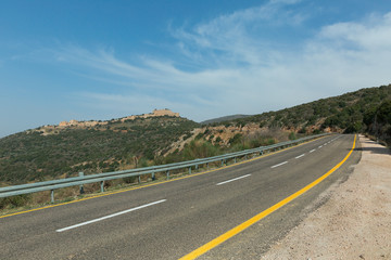 The road to the fortress Nimrod