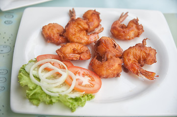 deep-fried shrimps