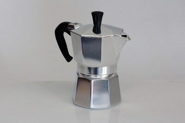 Moka cofee machine, still life, italy