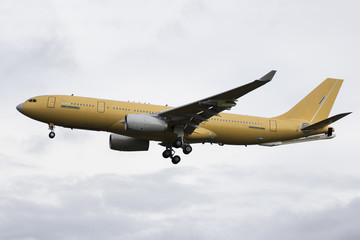 Refueling aircraft test flight