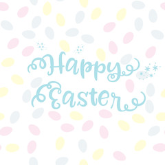Pattern with easter eggs
