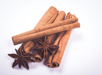 Warming spices - cinnamon, star anise.