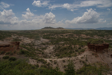 Olduvai Gorge in Tanzania