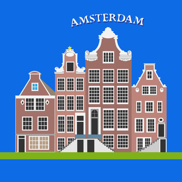 Panoramic view of Amsterdam