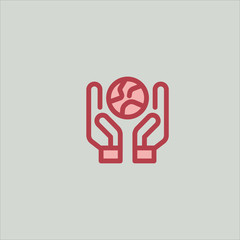 ecology icon flat design