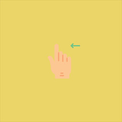 drag icon flat design