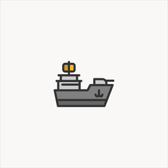 Obraz premium cruiser icon flat design