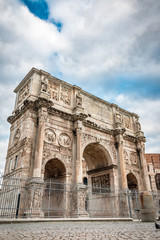 Fototapeta na wymiar Arch di Costantino in Rome, Italy 
