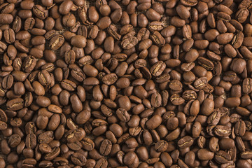 roasted coffee beans, can be used as a background