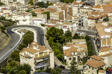Fototapeta premium Southern small town, France, Cote Vermeille
