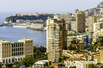 Fototapeta na wymiar Monaco, city view