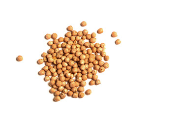 fruit chick peas isolated on white background
