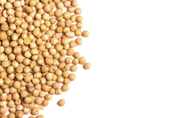 fruit chick peas isolated on white background