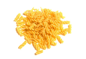 Pasta isolated on white background