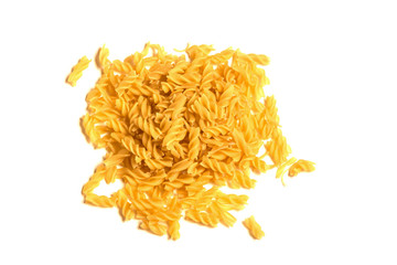 Pasta isolated on white background