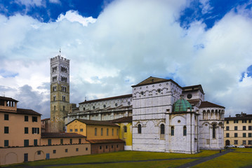 Lucca Cathedral, Lucca, Tuscany, Italy,