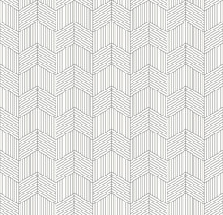 seamless monochrome chevron pattern of striped rhombuses.