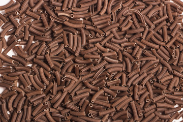 texture of pasta durum closeup