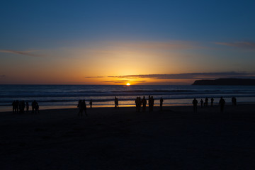 Fototapeta premium Callifornia sunnset in San Diego