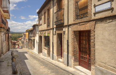 Fototapeta na wymiar Street in Avila, Spain