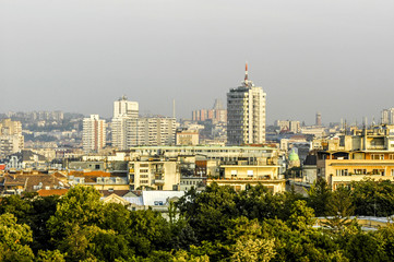 Fototapeta premium Beograd, city view, Serbia-Montenegro, Belgrade