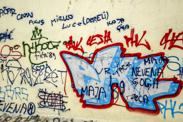 Beograd, grafitti, Serbia-Montenegro, Belgrade