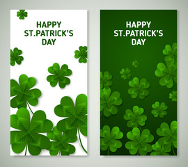 Saint Patrick's Day Vertical Banners