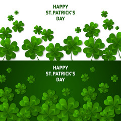 Saint Patrick's Day Horizontal Banners