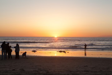 Callifornia sunnset in San Diego