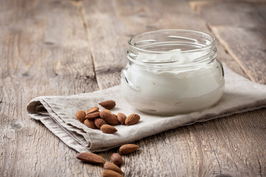 vegan almond yogurt