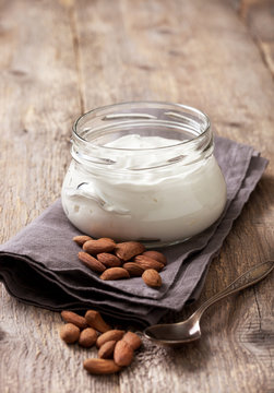 vegan almond yogurt