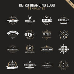 retro vintage logo branding