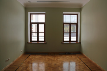 The idea of the decoration of interior internal window