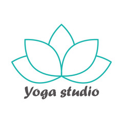 Obraz premium Logo for yoga studio