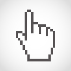Mouse hand cursor.