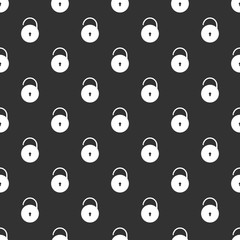 Lock seamless pattern