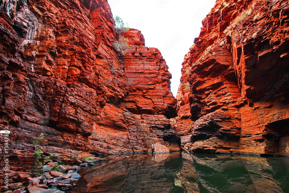 Sticker Canyons in Australia - Karijini National Park