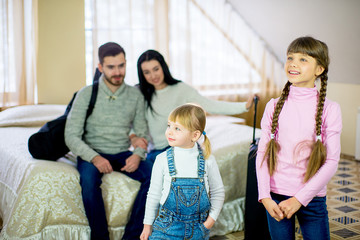 family came to the hotel