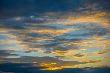 Obraz premium sunset sky background