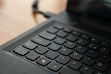 Laptop keyboard.
