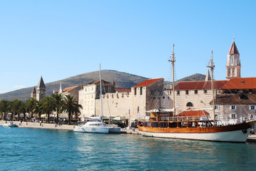 Fototapeta premium Trogir promenade, Croatia 