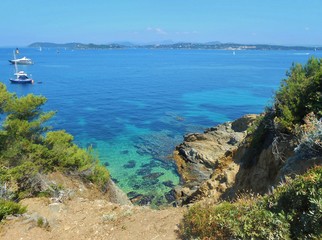 Porquerolles island, Golden Islands, France