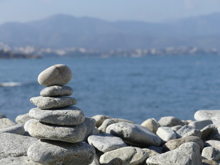 El equilibrio de las piedras