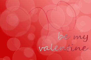 valentine day with ornament decoration background