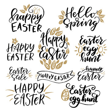 lettering about  easter.