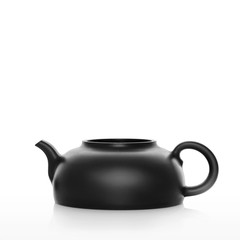 chinese tea pot. Clay pot.