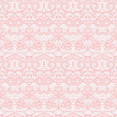 Lace seamless pattern with flowers