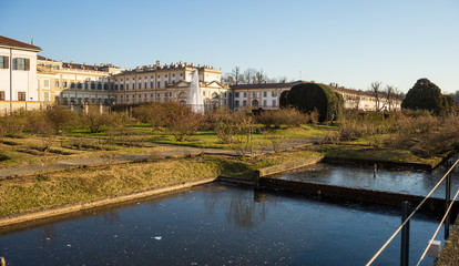 Obraz premium Facade of Villa Reale of Monza, Italy