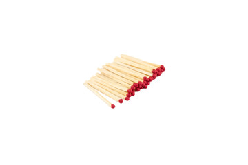 matches isolated on white background